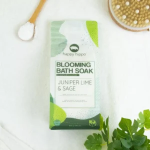 Happy Hippo Juniper Lime & Sage Blooming Bath Soak – 800g
