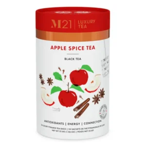 Tega Organic Tea – Apple Spice Luxury Black Tea (24 Bags)