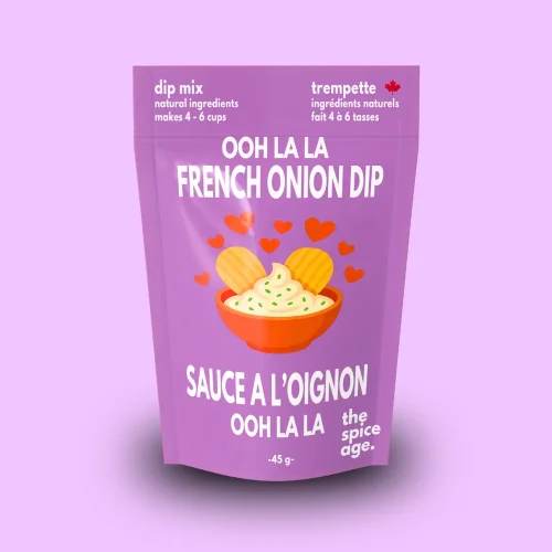 The Spice Age Ooh La La Onion Dip Mix pouch