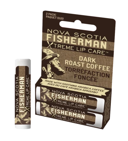 Nova Scotia Fisherman Lip Balm Dark Roast Coffee 2-Pack