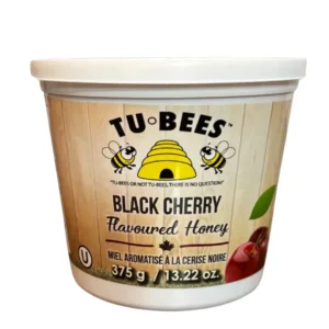Tu-bees Gourmet Honey Tub – Black Cherry (375g)