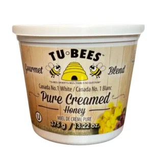 Tu-bees Gourmet Honey Tub – Pure Creamed Honey (375g)