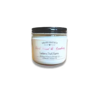 Birch Wood & Cranberry - Holiday Coconut Soy Candle