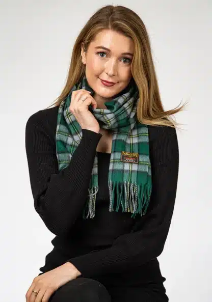 Patrick King Woollen Company - Cape Breton Lambswool Tartan Scarf - Image 2