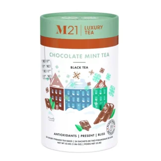 Tega Organic Tea Chocolate Mint Luxury Black Tea (24 Tea Bags)