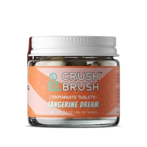 Nelson Naturals Crush & Brush Toothpaste Tablets – Tangerine Dream 60 g (2.2 oz)