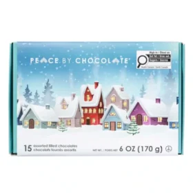 Peace by Chocolate Holiday 15-Piece Peace Box Assorted chocolates – Made in Nova Scotia
