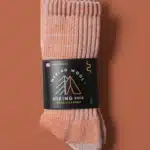 Muttonhead Apparel Merino Mountain Hiking Socks – Orange/Sky