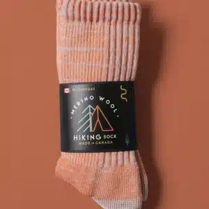 Muttonhead Apparel Merino Mountain Hiking Socks – Orange/Sky