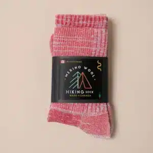 Muttonhead Apparel Merino Mountain Hiking Socks – Red/Blue