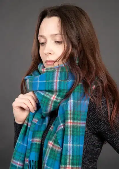 Patrick King Woollen Company – Nova Scotia Lambswool Tartan Scarf - Image 2