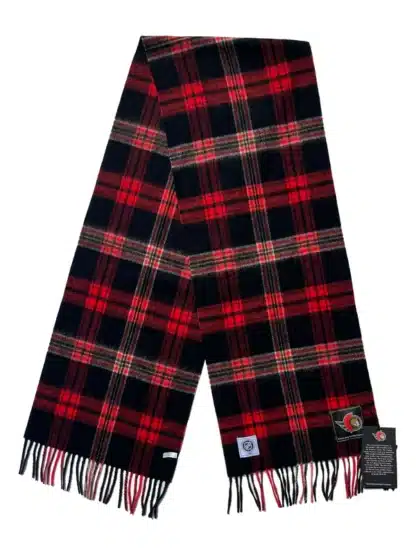 Patrick King Woollen Company – Ottawa Senators Lambswool Scarf Extra Long