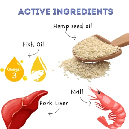 Soft & Chewy Digestion Supplement for Dogs – Hemp & Omega Support - Image 4