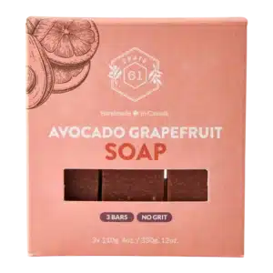 Crate 61 Avocado Grapefruit Bar Soap (3 Pack)