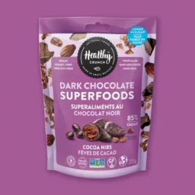 Healthy Crunch Cocoa Nibs Dark Chocolate Superfoods pouch