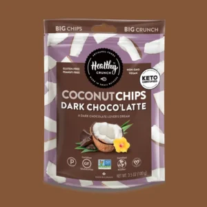 Healthy Crunch Dark Choco'Latte Coconut Chips