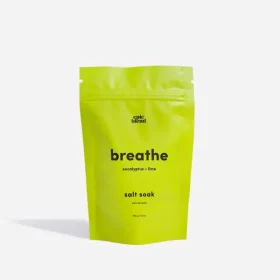 Epic Blend Breathe Salt Soak bag with eucalyptus and tea tree essential oils