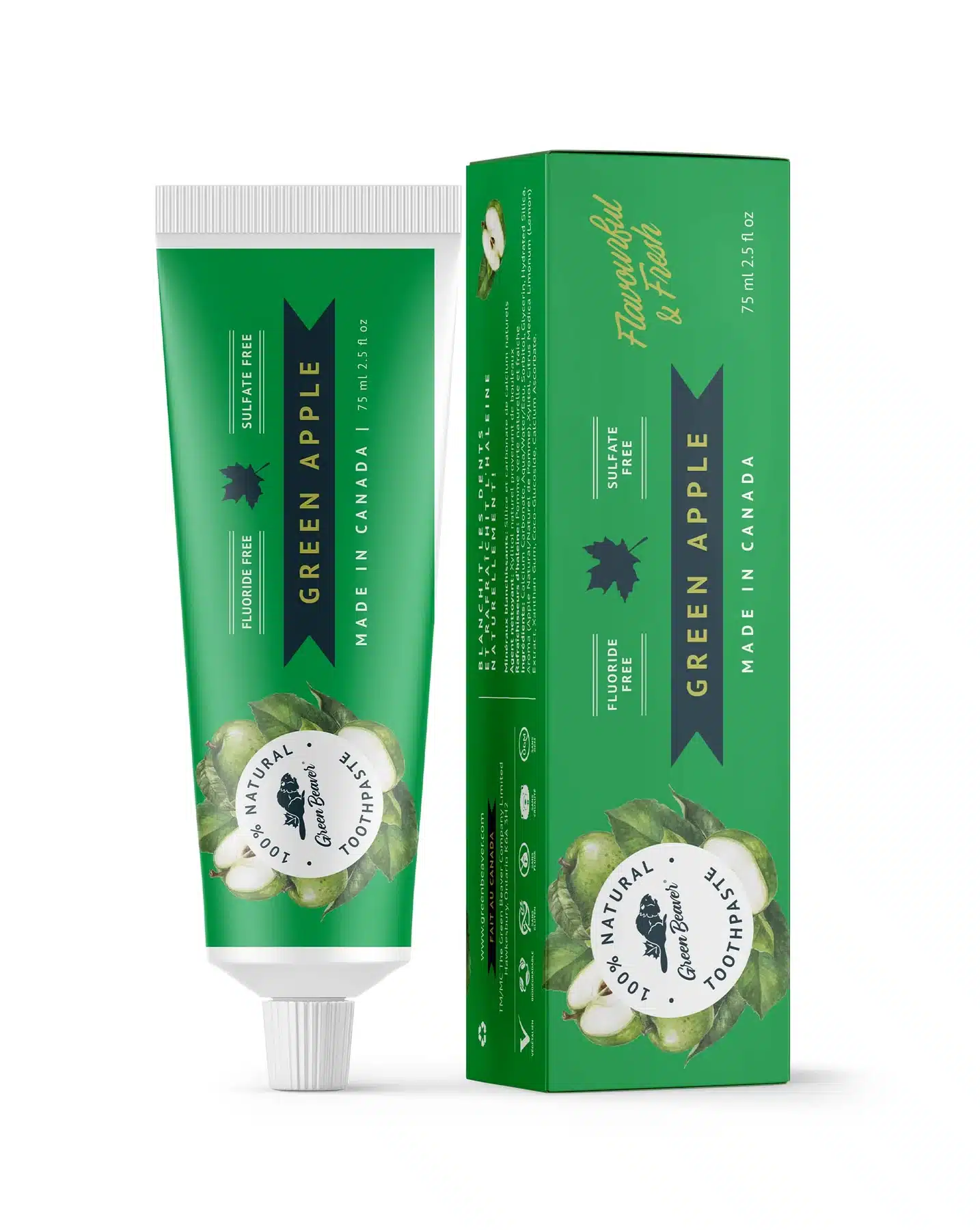 Green Beaver - Fluoride Free Toothpaste – Green Apple