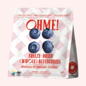 OHME! Foods – Freeze-Dried Blueberries (Whole) – 46 g