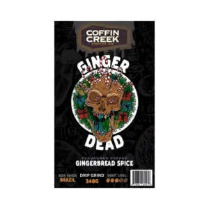 Coffin Creek Coffee – Gingerdead (Gingerbread Spice) – Drip Grind