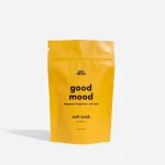 Epic Blend Good Mood Salt Soak bag with bergamot and spearmint essential oils