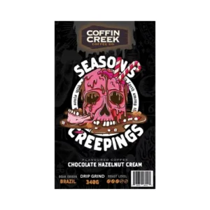 Coffin Creek Coffee – Season’s Creepings (Chocolate Hazelnut) – Drip Grind