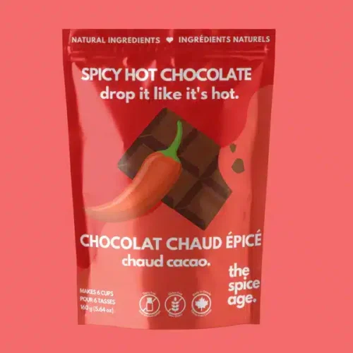 Spicy Hot Chocolate - Drop it like it's Hot The Spice Age Spicy Hot Chocolate Mix pouch