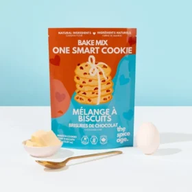 The Spice Age One Smart Cookie Gluten Free Cookie Mix pouch on a kitchen counter