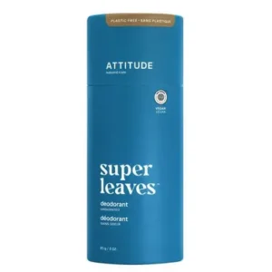 ATTITUDE Super Leaves Plastic-Free Natural Deodorant – Unscented