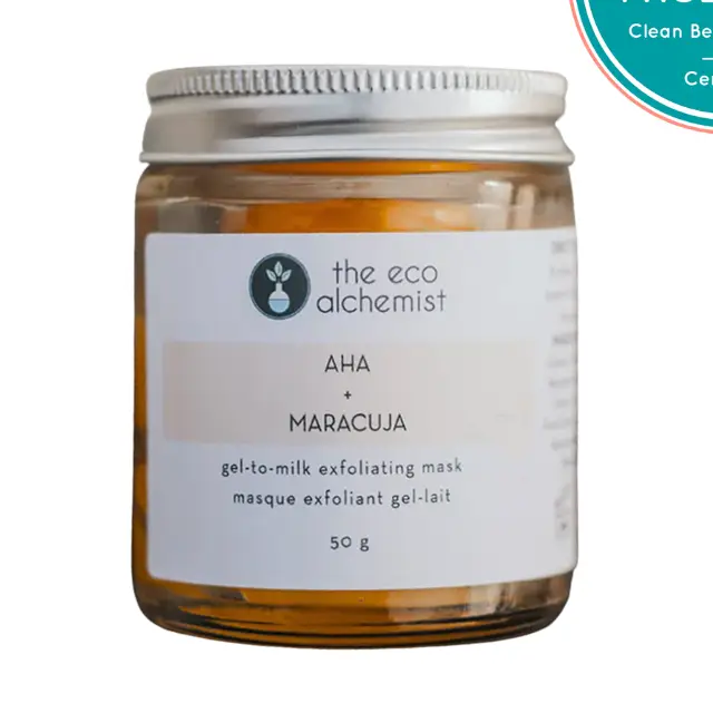 The Eco Alchemist AHA + Maracuja Gel-to-Milk Exfoliating Mask – 50g