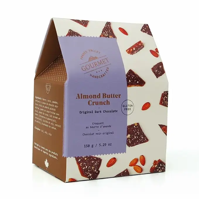 Fraser Valley Gourmet Dark Chocolate Almond Butter Crunch