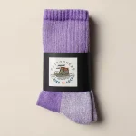 Muttonhead Apparel Merino Mountain Hiking Socks – Purple Marl