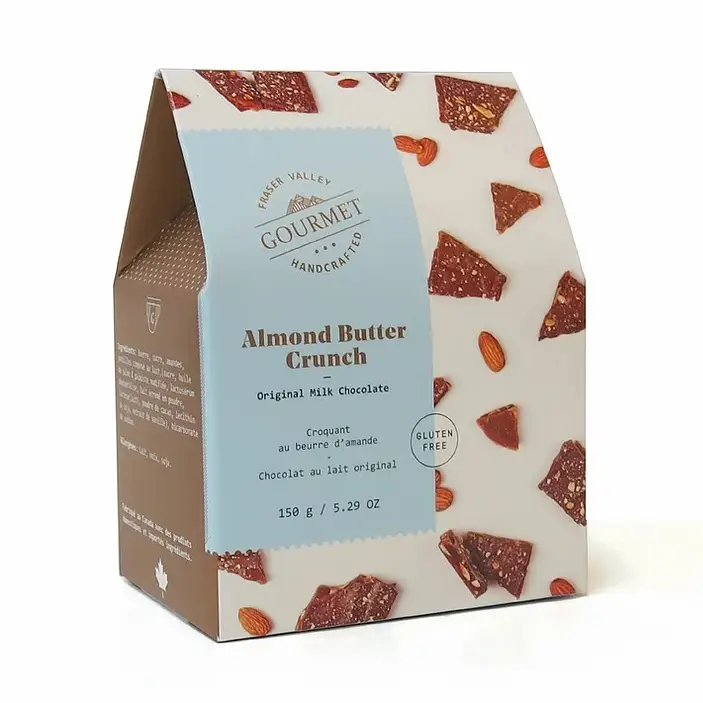 Fraser Valley Gourmet Milk Chocolate Almond Butter Crunch