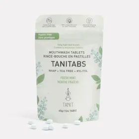 TANIT Mouthwash Tablets 124-count compostable refill pouch