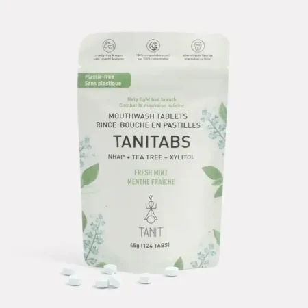 TANIT Mouthwash Tablets 124-count compostable refill pouch