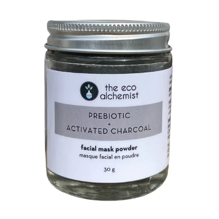 The Eco Alchemist Prebiotic + Activated Charcoal Facial Mask Powder – 30g