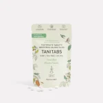 Eco-friendly toothpaste tablets in compostable refill pouch