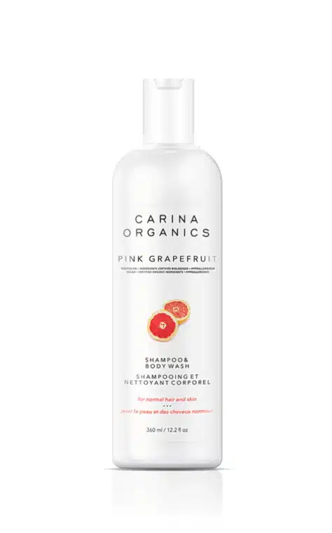 Carina Organics Pink Grapefruit Daily Shampoo – 360 mL