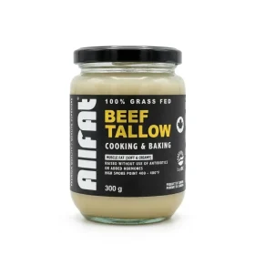 ALLFAT 100% Grass Fed and Finished Beef Tallow glass jar