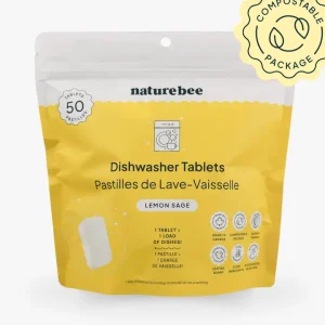 Nature Bee Dishwasher Tablets Lemon Sage (50 Tablets)