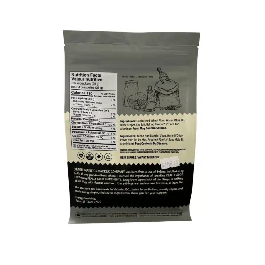 Salt & Pepper Artisan Crackers - Image 2