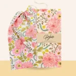 Ensemble de sacs à pain en cire d’abeille réutilisables Goldilocks Pink Floral