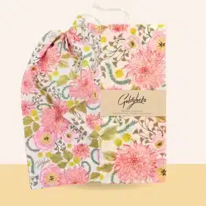 Bread Bag Set: Pink Floral