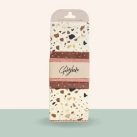 Goldilocks Reusable Beeswax Food Wraps Terrazzo Set of 3