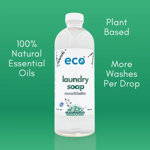 Eco Company 500ML bottle of Eucalyptus Laundry liquid detergent