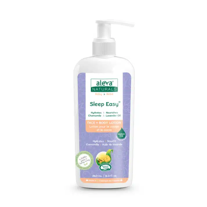 Aleva Naturals Sleep Easy Face and Body Lotion bottle