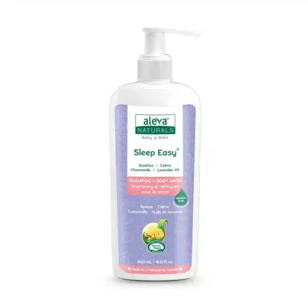 Aleva Naturals Sleep Easy Shampoo and Body Wash bottle