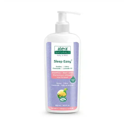 Aleva Naturals Sleep Easy Shampoo and Body Wash bottle