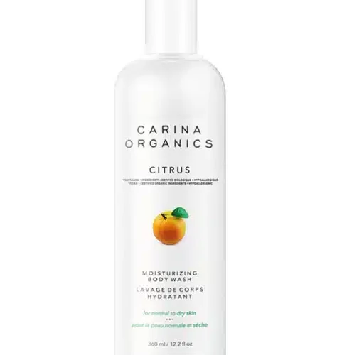 Carina Organics Citrus Daily Moisturizing Body Wash bottle