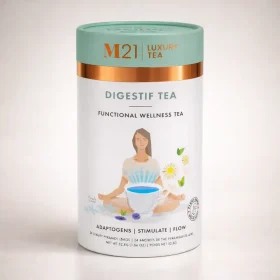 Tega Organic Digestif Luxury Herbal Tea loose leaf canister